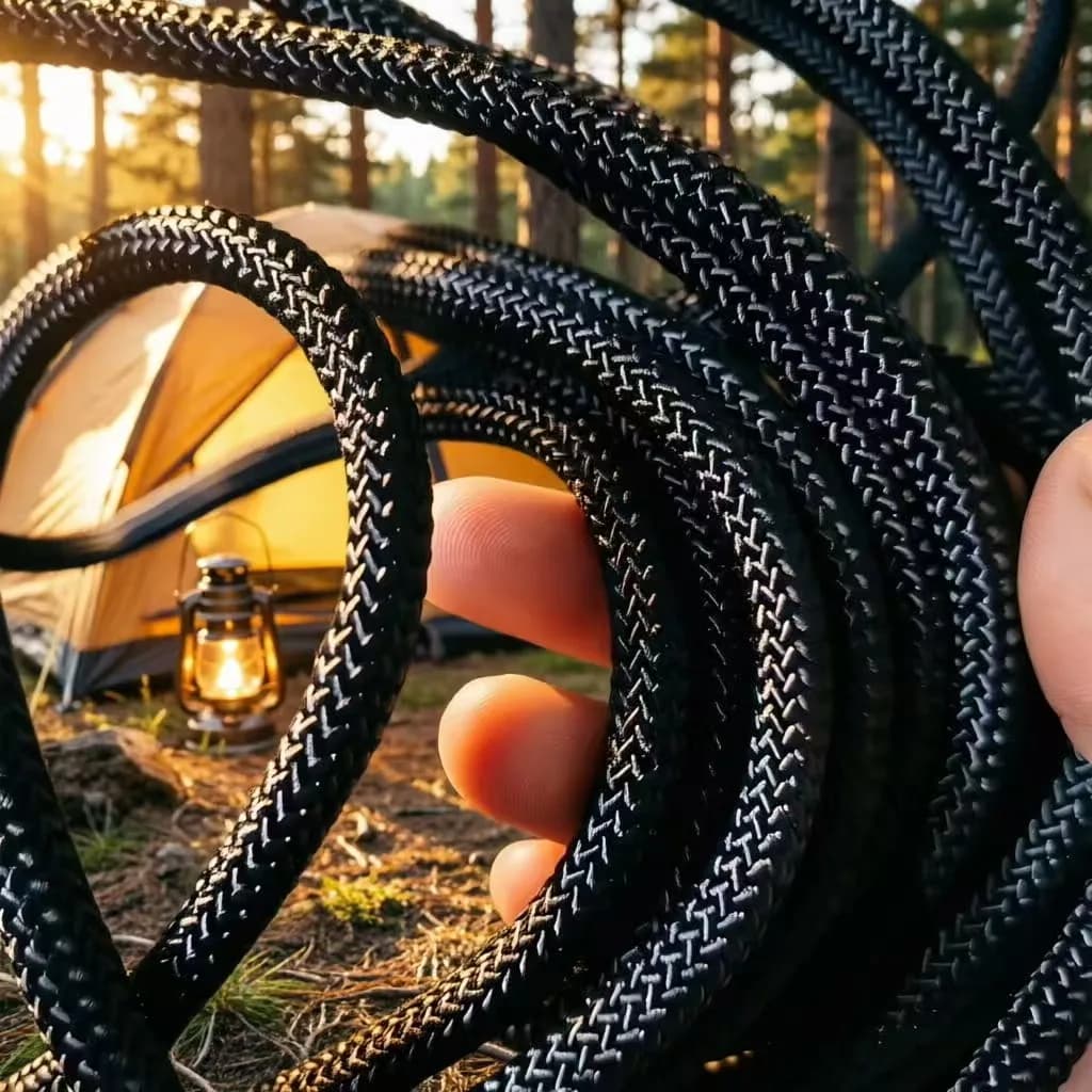 Multi-Purpose Nylon Rope - Length 393.7inch / 10m Meters, Can Be Used for Securing Tents and Boats, as a Clothesline, and for Tying Items, One Rope for Multiple Uses