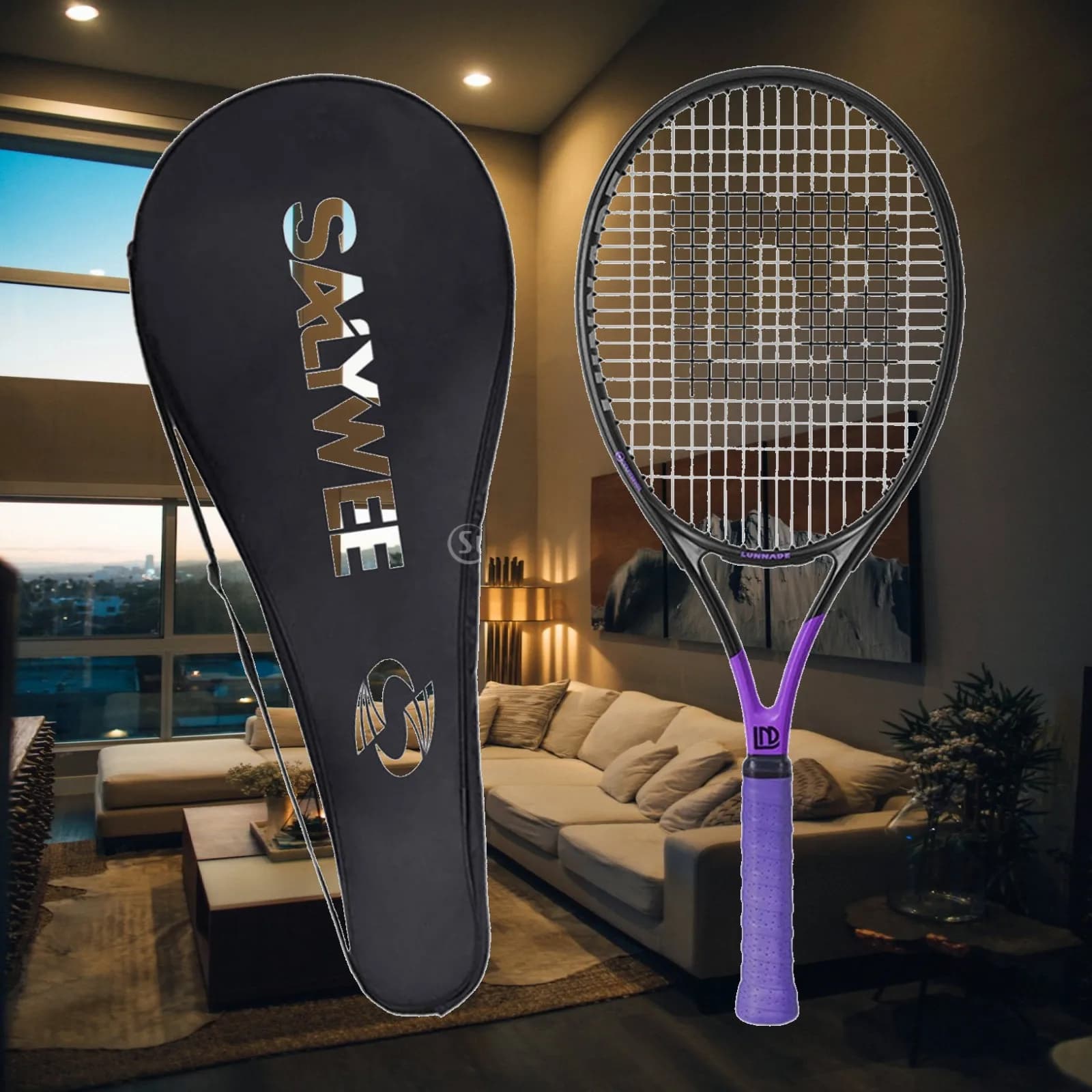 Lightweight Tennis Racket with Carrying Bag for Indoor And Outdoor Use
