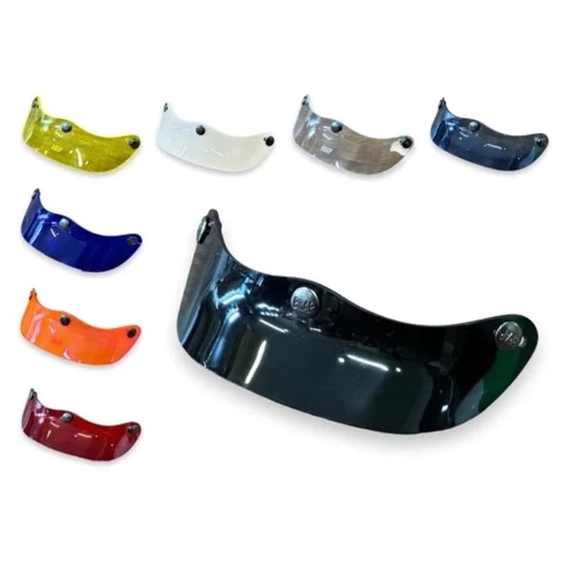 Caschi da motocicletta 3 scaffali universali Sunvisor SunVisor Sunvisors Adatto per caschi faccia aperta all'aperto x37f