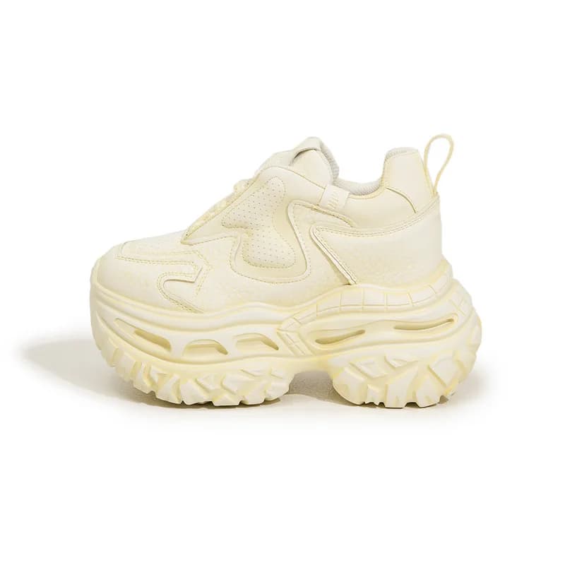 Sneakers Chunky alla Moda 2026 da Donna, Comode Scarpe con Lacci e Plateau, Scarpe da Ginnastica Traspiranti in Mesh da 9 cm per Donna