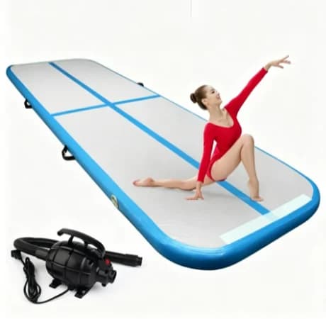 Drawing air cushion training mat inflatable yoga mat somersault mat inflatable gymnastics mat