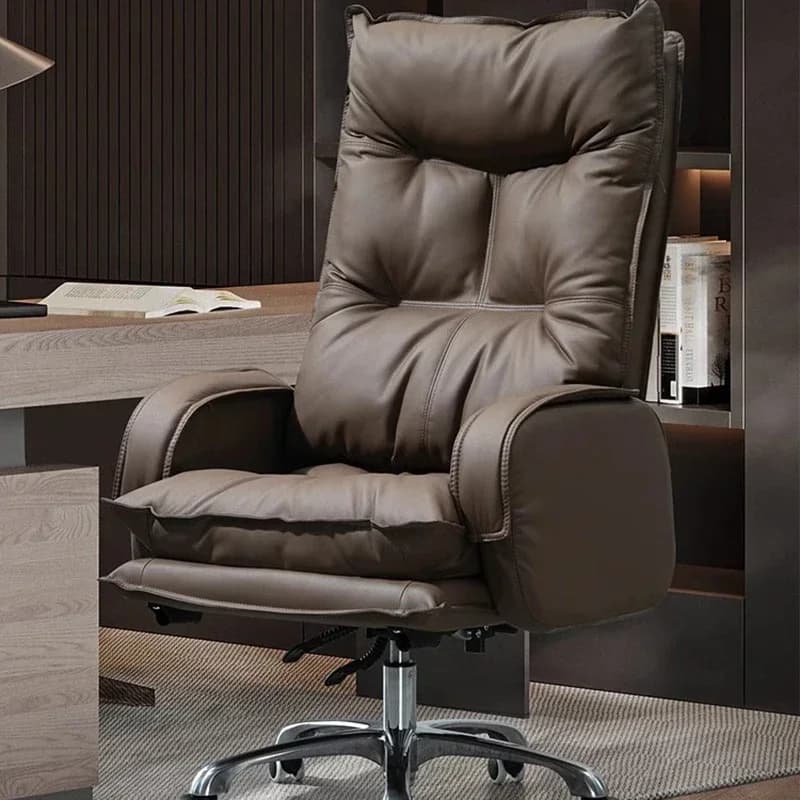 Lussuosa sedia da ufficio confortevole ergonomica rilassante moderna sedia da ufficio da gioco computer girevole mobili da ufficio Chaise Bureau LLOC