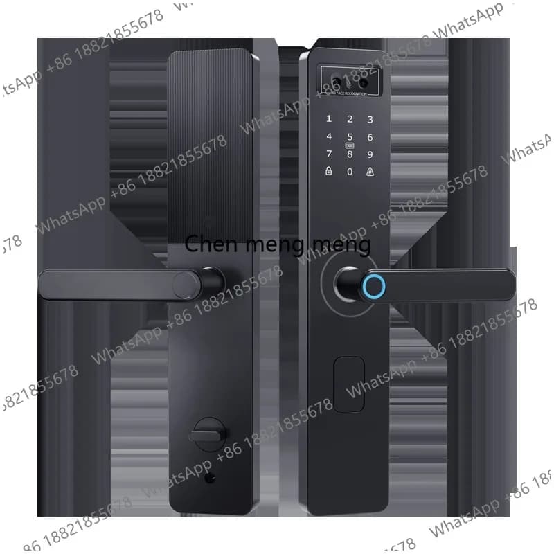 Porta intelligente semiautomatica, con impronta digitale, serratura a combinazione, porta antifurto, serratura per porta domestica