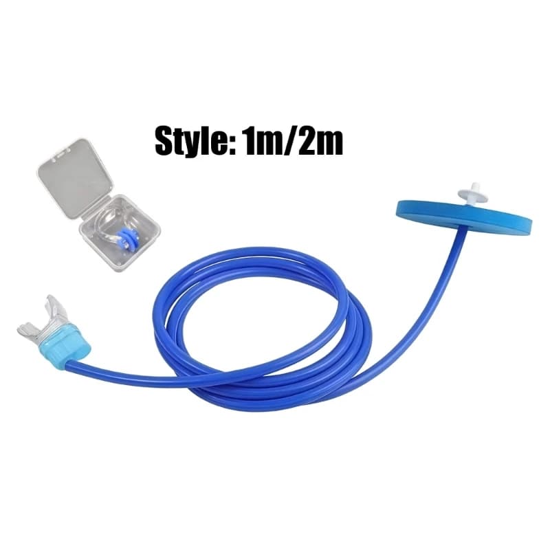 652F Diving Snorkel Breathing Tube with Nose Clip Long Diving Snorkel Breathing Apparatus For Comfortable Swimming Experience