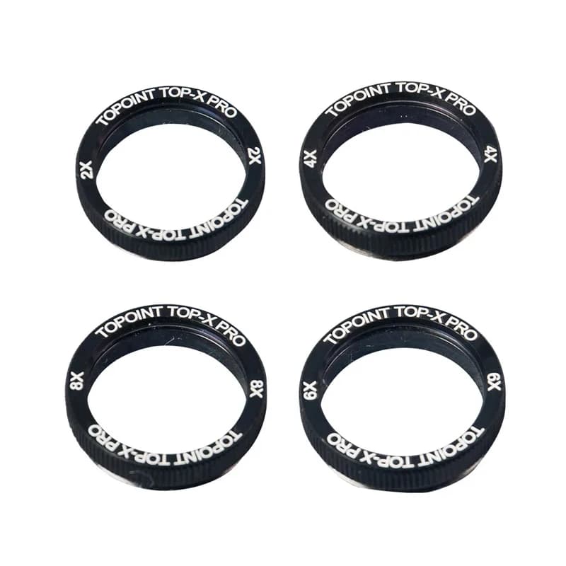 Tiro con l'arco Arco composto Lente di vista TP8720-Pro 2x/4x/ 6x/8x Portata dell'obiettivo 30mm Ingrandisci Vetro Competizione Tiro Caccia Accessori