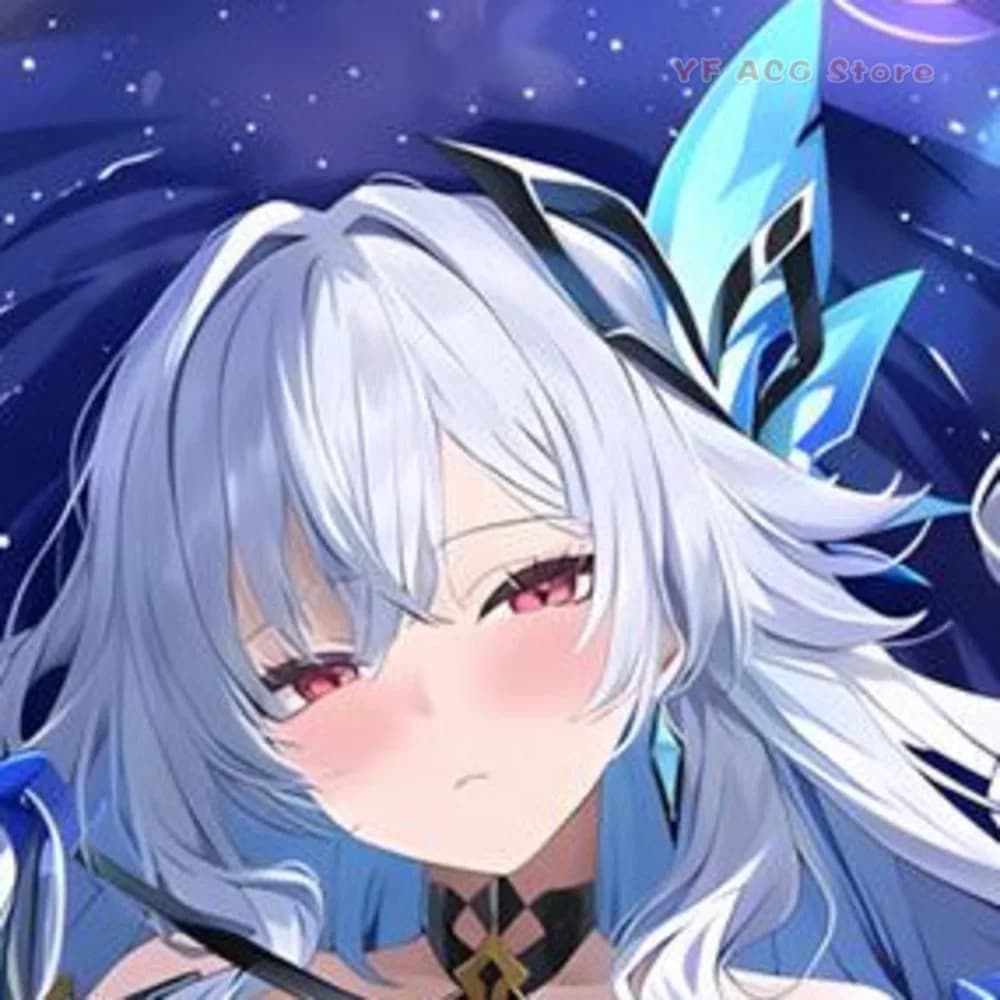 Genshin Impact Skirk Anime Dakimakura Federa per cuscino con stampa fronte-retro, regalo per Otaku
