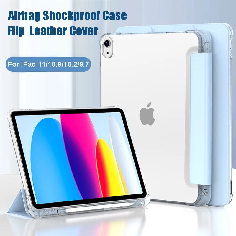 Con custodia portapenne per iPad Pro 11 M5 iPad air 11th 11 10th Gen mini 7 Funda iPad 10.2 7th 8th 9th Cover Air5 4 10.9 3 10.5