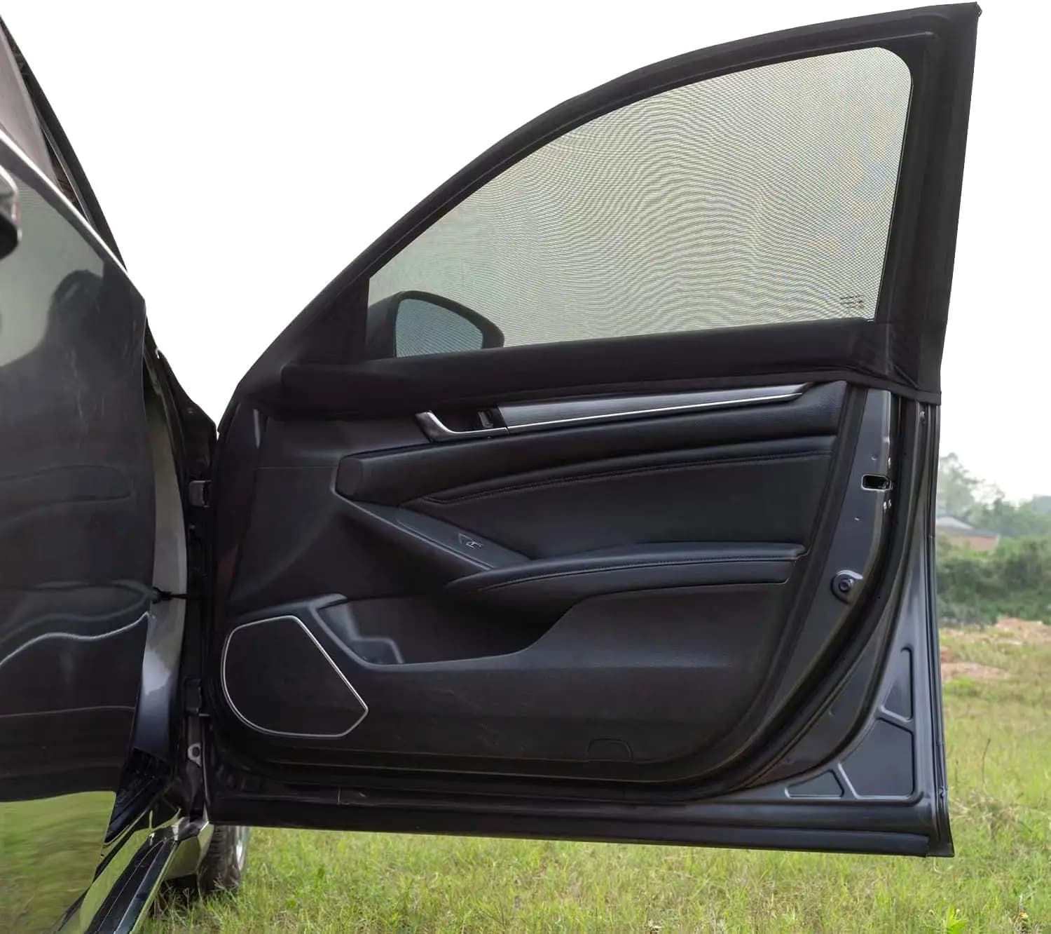 Parasols for Side Window Auto, Set of 2, Solar Screens Breathable in Camping Network, 95% of Sedans and Medium SUVs