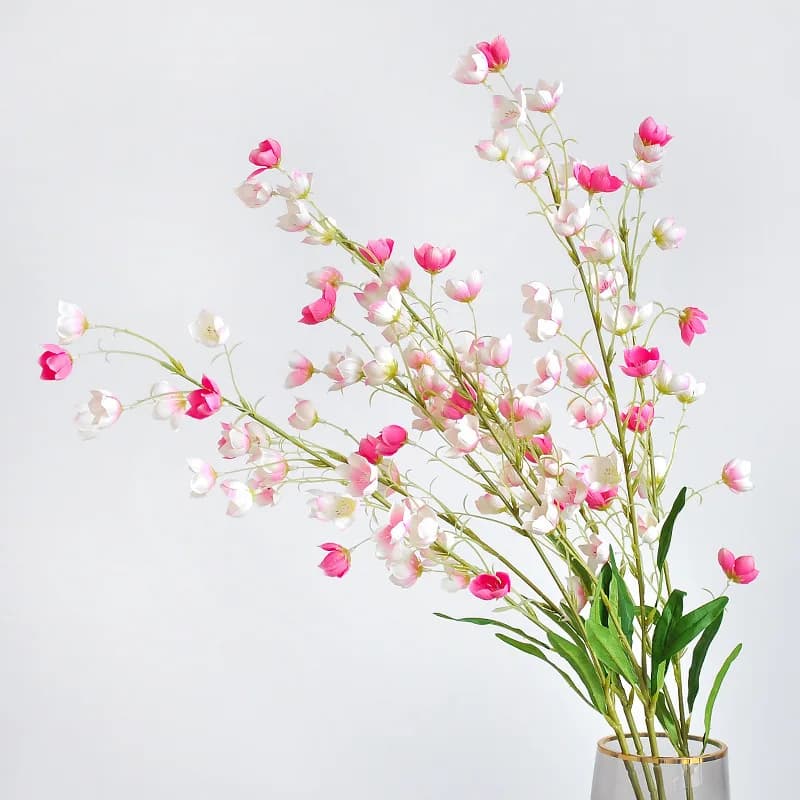 1 pc artificial flower silk lily of the valley Campanula 95CM fake plant for wedding decoration house Garen Christmas decoration