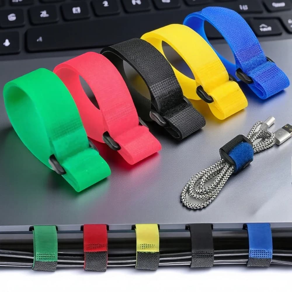 Fascette in nylon multiuso regolabili Accessori per la gestione dei cavi 10 pezzi per l'organizzazione dei cavi del telefono