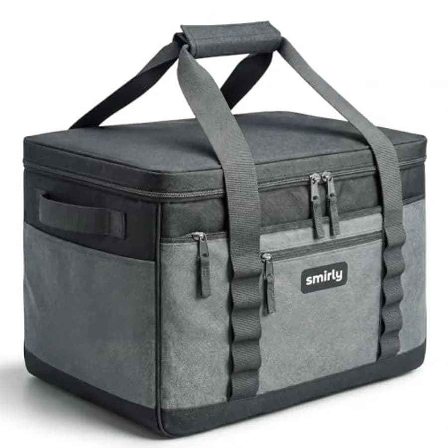 Borse Frigo Isolanti Pieghevoli, Portatili e Impermeabili - Grande Borsa Termica Pieghevole per Campeggio, Spiaggia, Viaggi