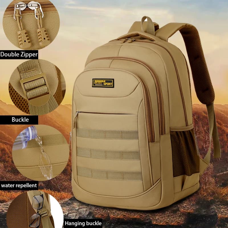 Men's and women's universal backpack, large capacity multi-purpose laptop backpack, durable travel backpack with safety compartm