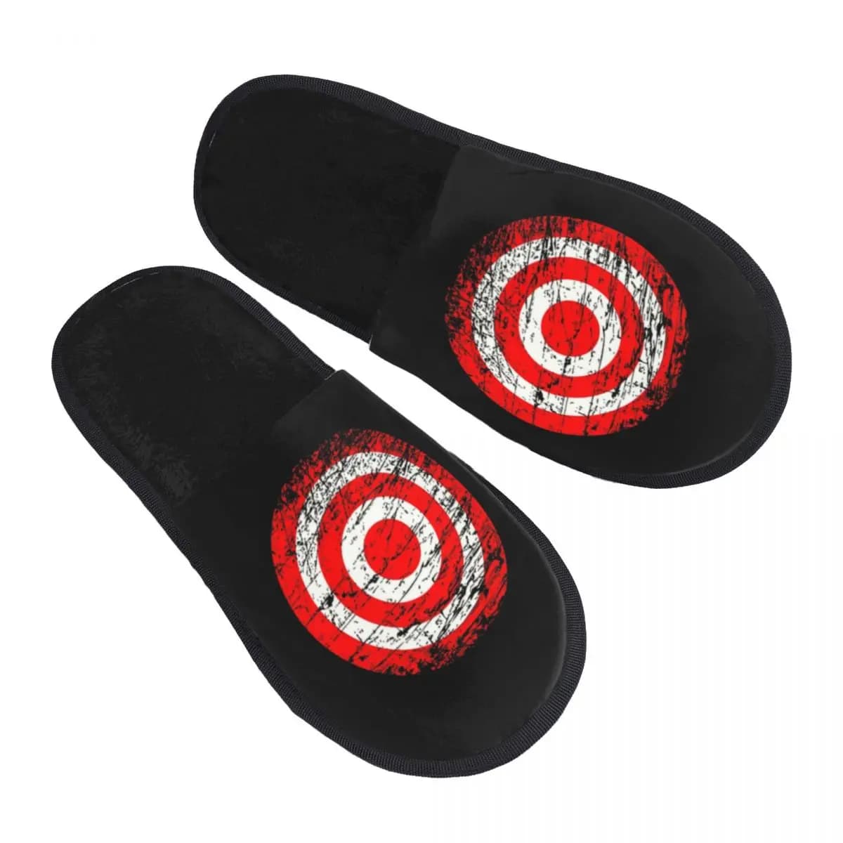 Nessun importo sia pistola Pantofole da casa Accogliente caldo tiro con l'arco Freccette Tiro al bersaglio Memory Foam Soffice pantofola Scarpe da esterno per interni