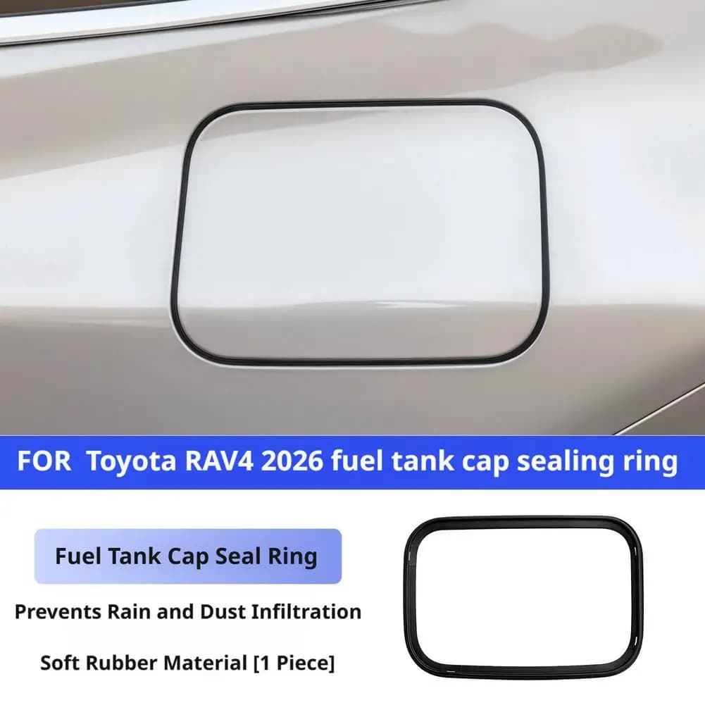 Fuel Tank Cover Cap Silicone Protective Ring Waterproof Dustproof Black Sealing Ring For Toyota RAV4 2026
