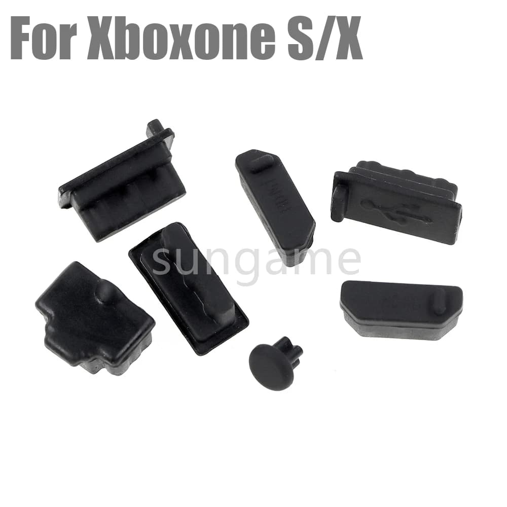 1 set di kit in silicone con tappo antipolvere per accessori per console di gioco Xbox One S/X