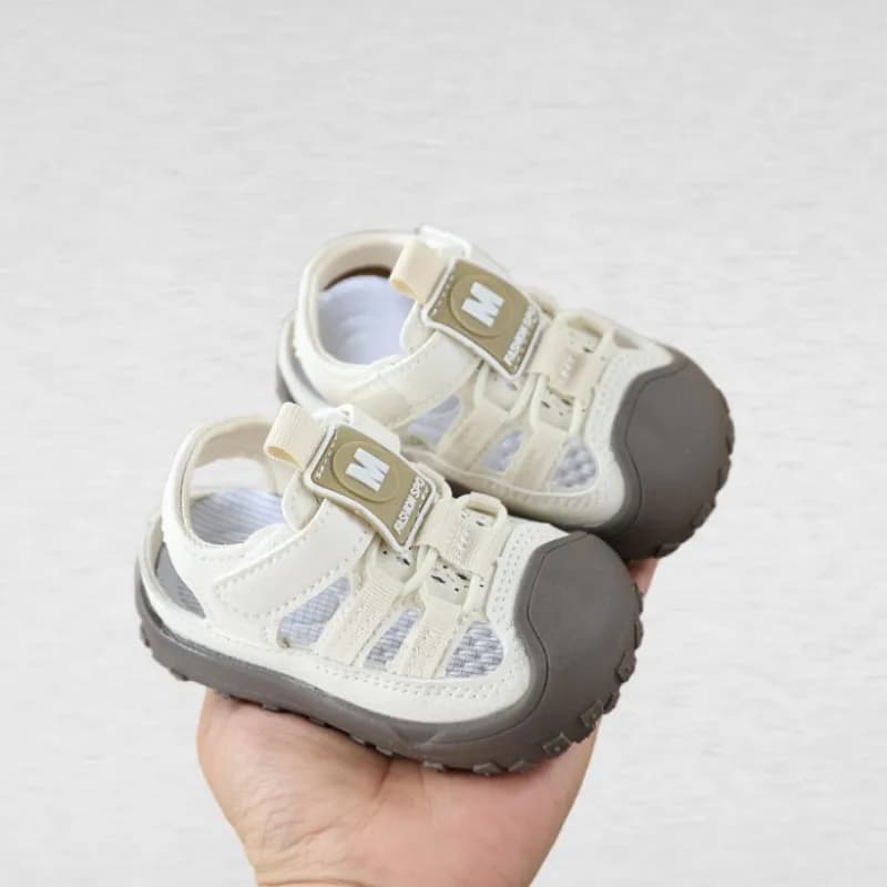 Sandali Estivi per Bambini e Bambine, Scarpe per Neonati e Bambini in Vera Pelle con Suola Morbida, Scarpe Scolastiche per Bambini, Sandali da Spiaggia