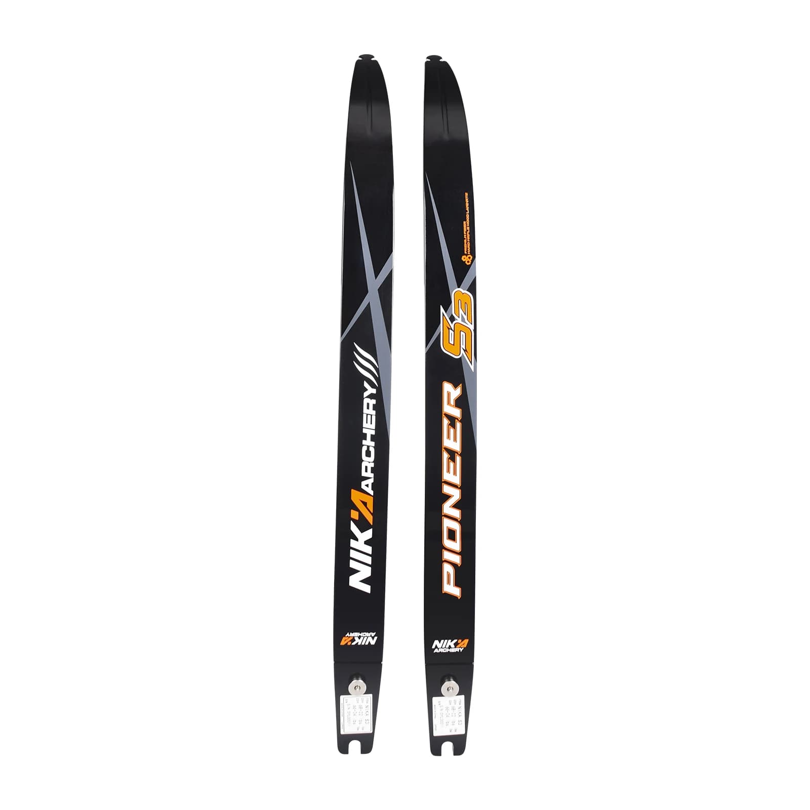 S3 66" Fiberglass ILF Bow Limbs 1 Pair Archery Replacement Parts ILF Recurve Bow Accessories Outdoor Archery Practice Target