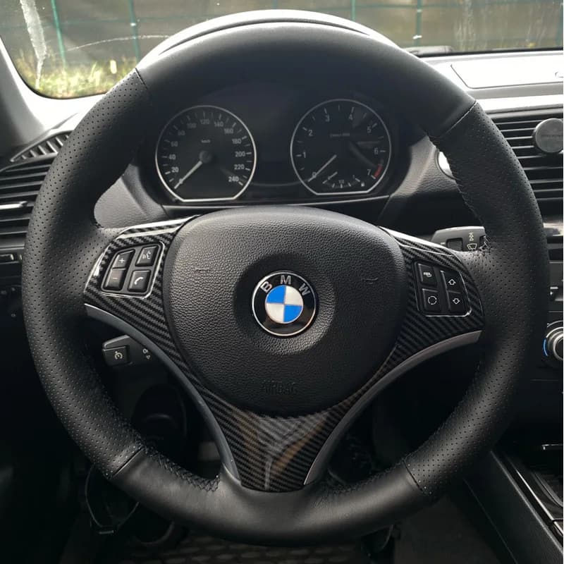 For BMW E90 E91 E92 E93 E87 E81 E82 E88 X1 E84 Wear Resistant Hand Stitch Cover for real leather car parts auto