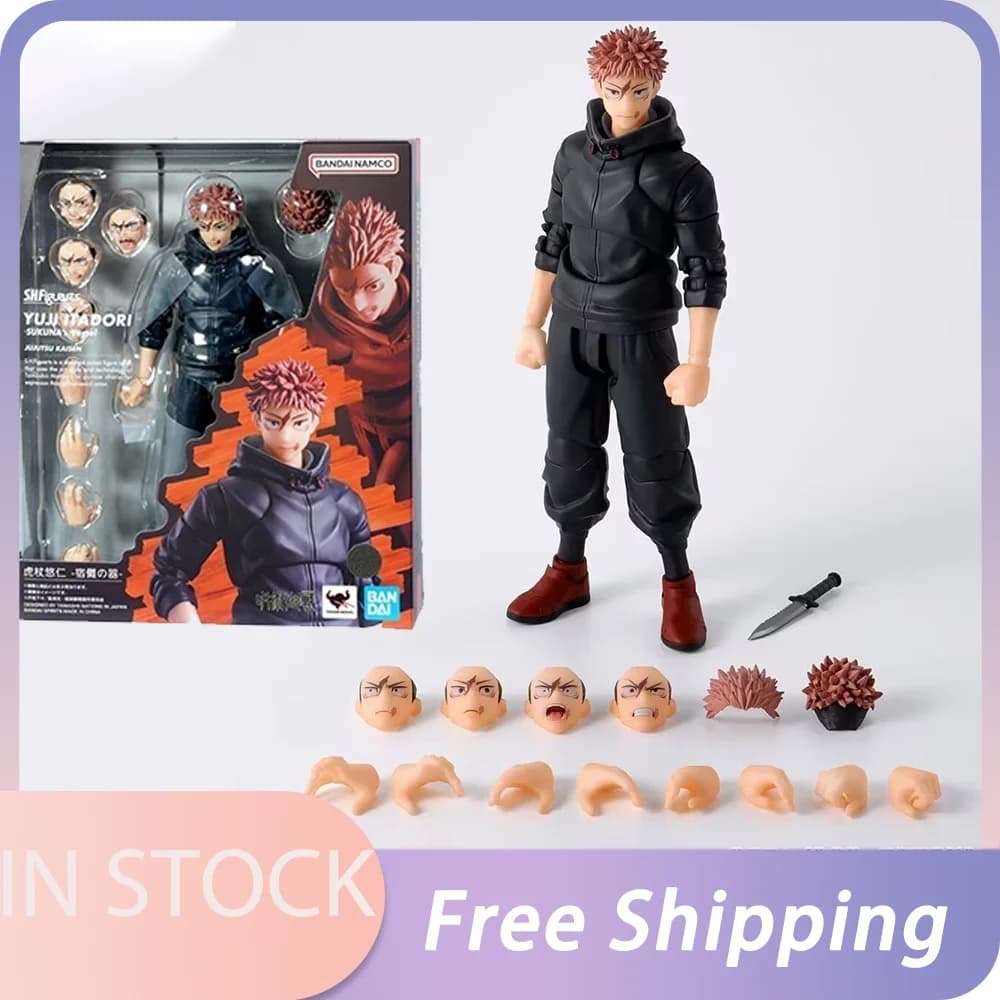 Disponibile Modello Originale SHF Jujutsu Kaisen Yuji Itadori Sukuna's Vessel Action Figure Giocattoli Anime Regali Collezioni per Bambini