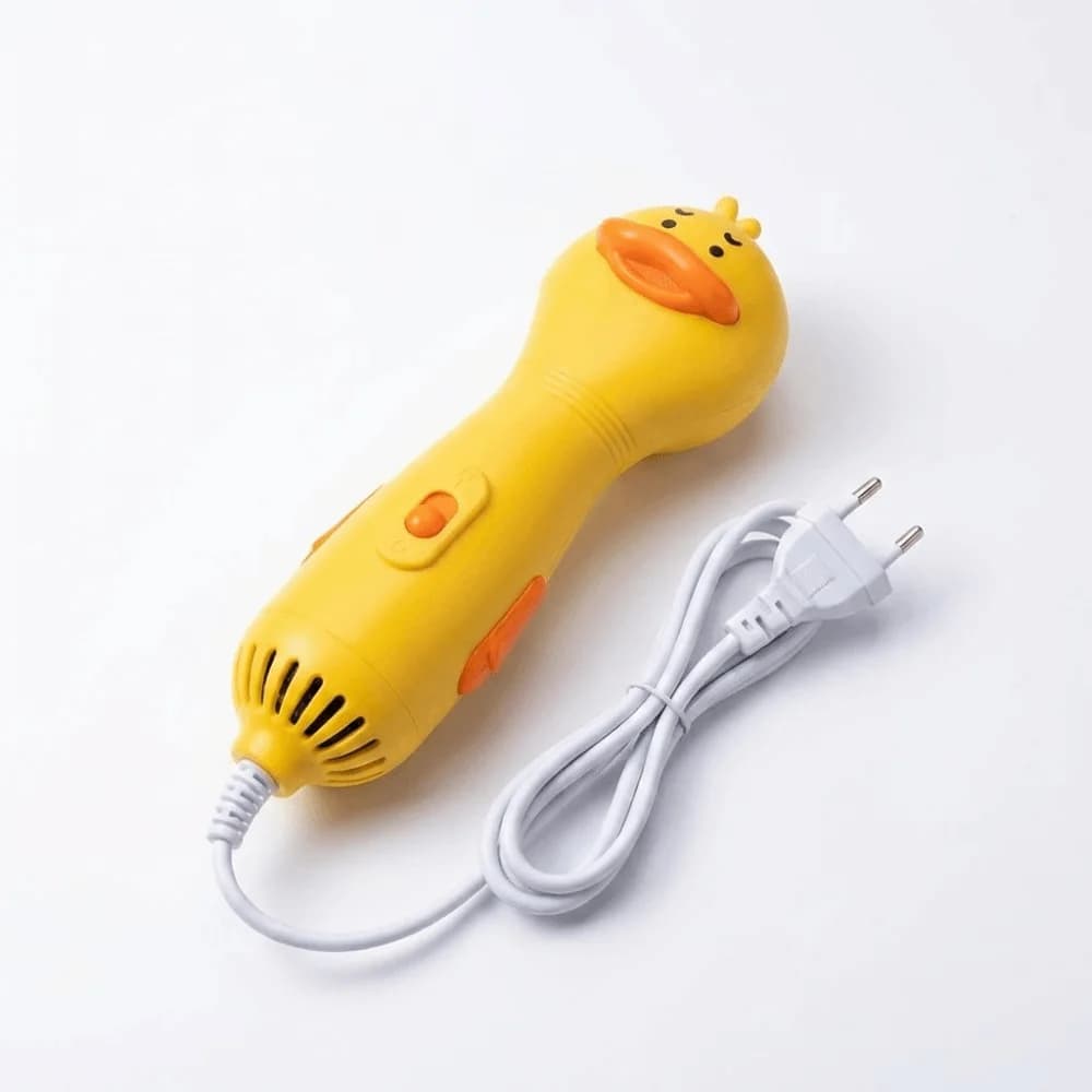 Low Noise Dog Electric Hair Brush Adjustable Speed Handheld Pet Grooming Comb Portable Cartoon Shape Pet Blow Dryer Pet Salon