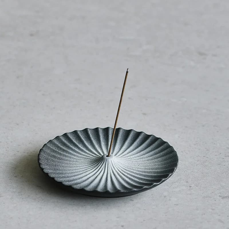 Japanese-style Ceramic Incense Holder For Mount Fuji, Coarse Pottery Incense Stick Stand, Home Decor, Desktop Ornament