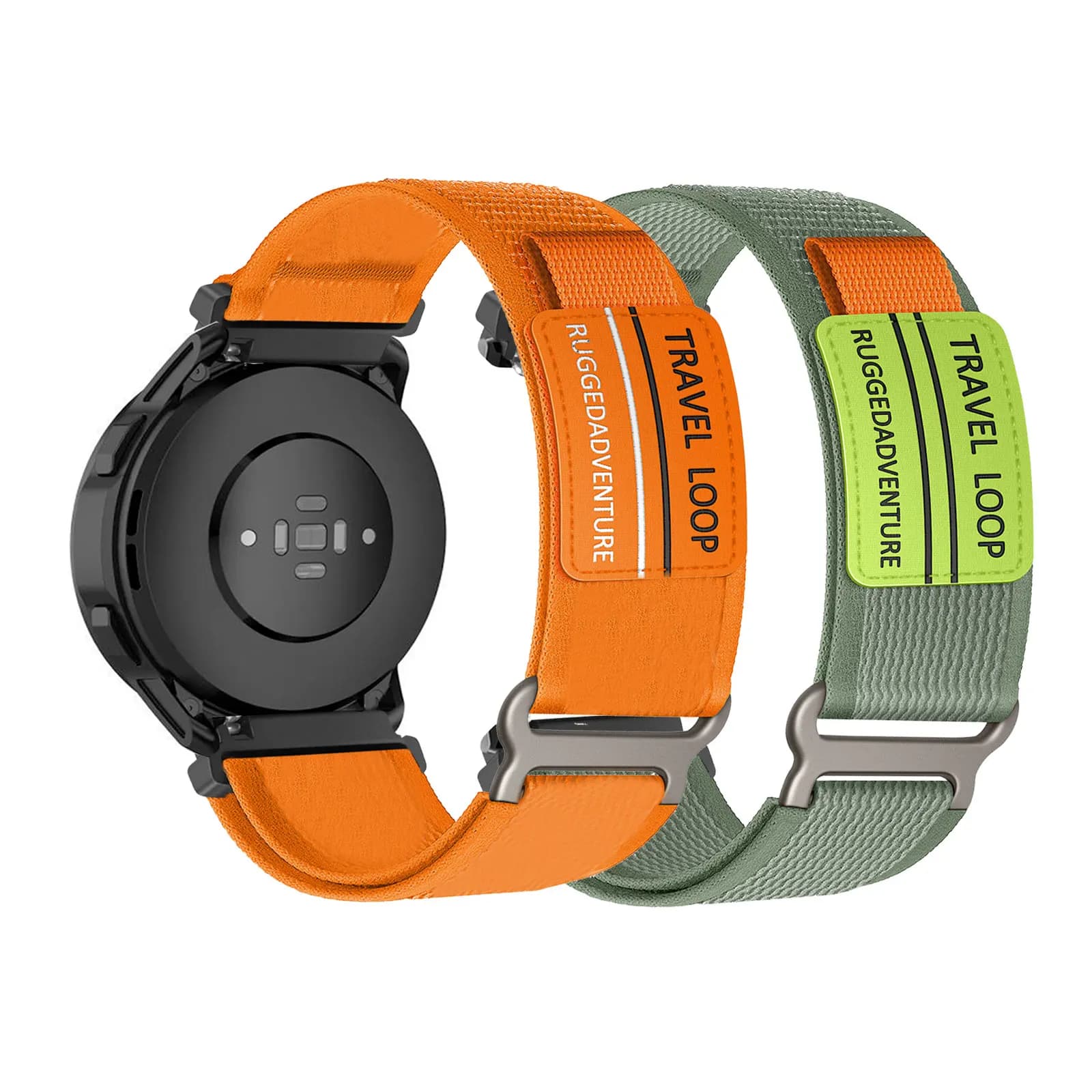 2 fascette in nylon con velcro per cinturino Moto Watch 120