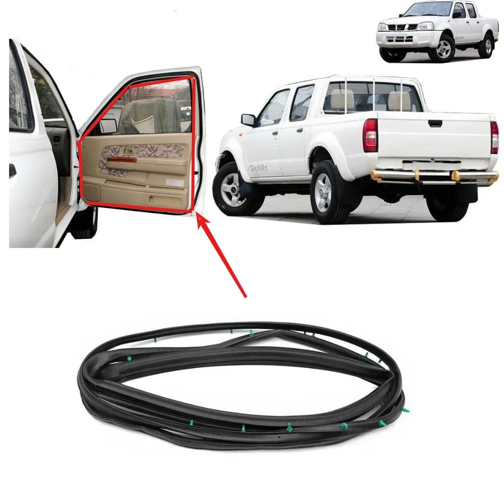 Guarnizione in gomma per protezione porta da 1 pezzo con clip per Nissan D22 Guarnizione in gomma per porta pickup per guarnizione in gomma per guarnizione tampone
