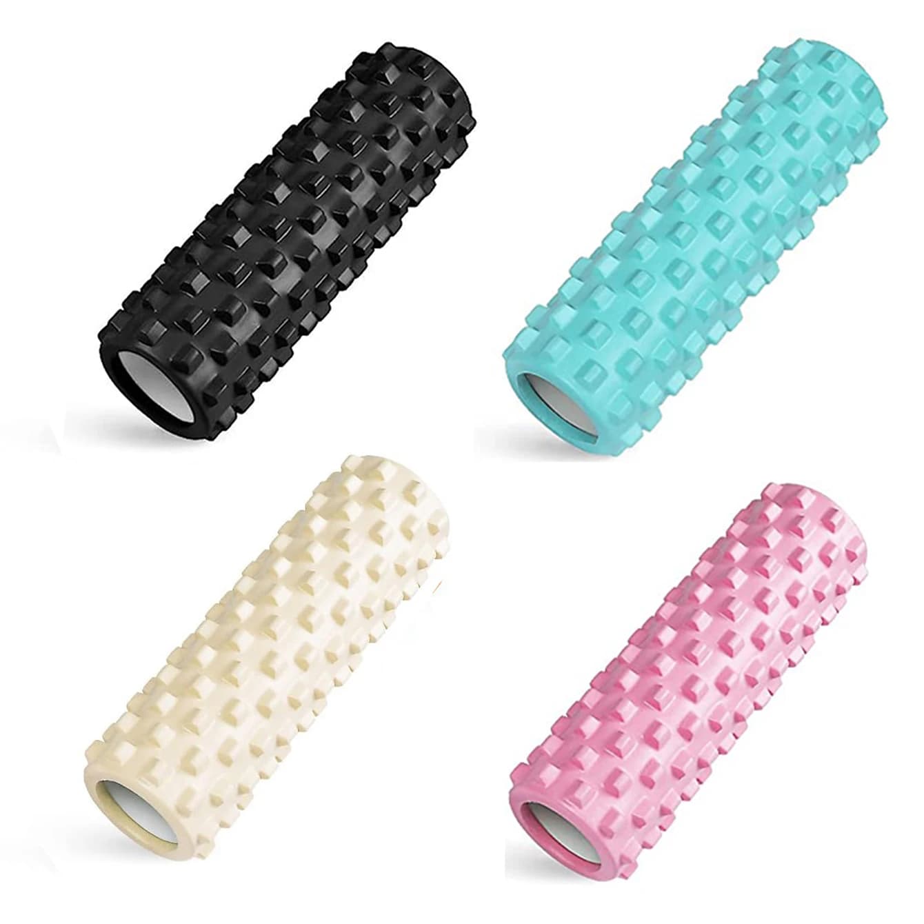 Foam Roller for Yoga, Column, Gym, Pilates, Foam Roller: Deep Fabric Massage, Muscle Relaxation Roller to Relieve Backache