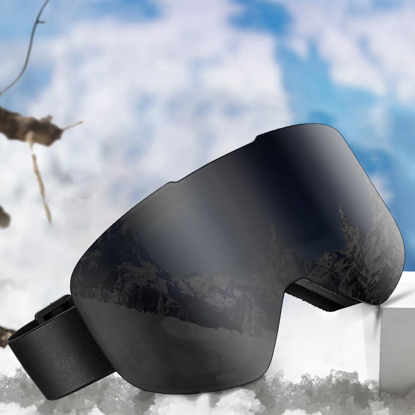 Occhiali da sci all'aperto Sport invernali UV400 Occhiali da snowboard antiappannamento per uomini e donne Regali di caristmas e capodanno per adolescenti