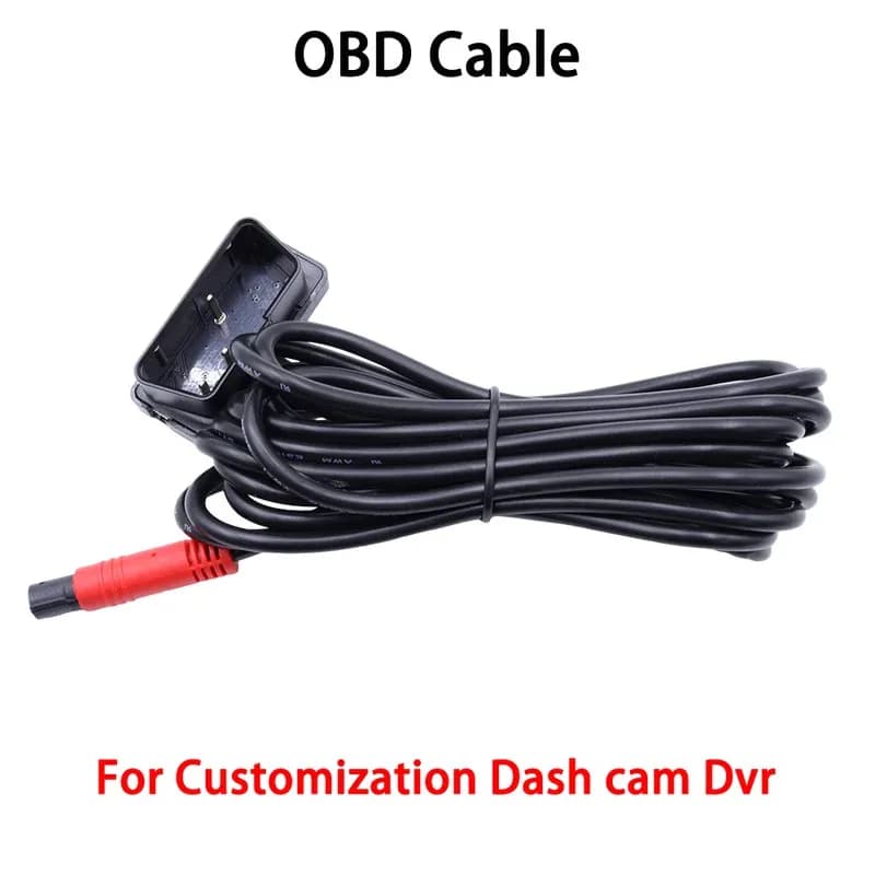 OBD ACC 8 pin customizable plug-and-play cable for DVR auto, video recorder and dash cam (do not support return)