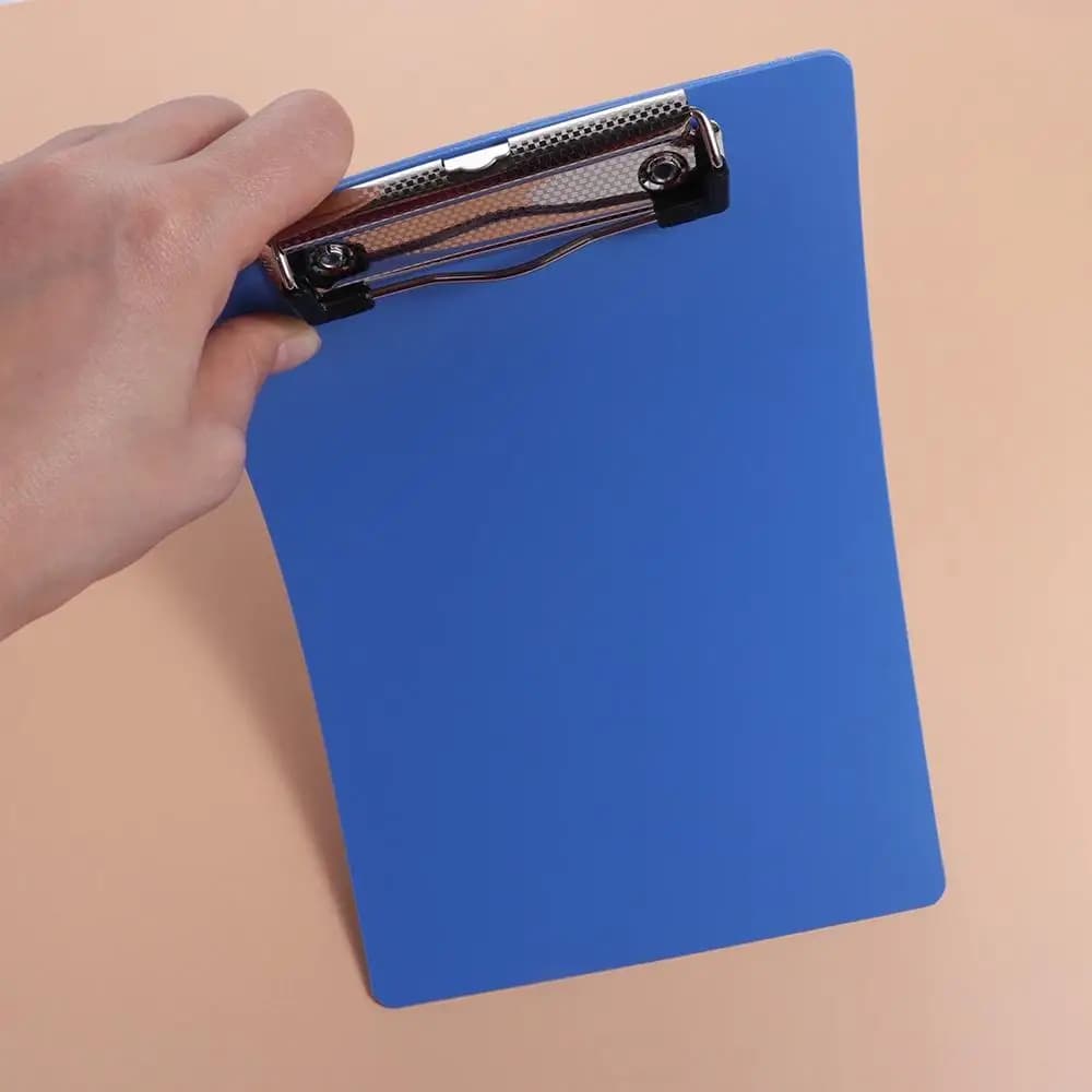 With Low Profile Gold Clip A4 Writing Clipboard Document Folder Writing Sheet Pad A4 A5 File Folder Writing Tablet Writing Pad