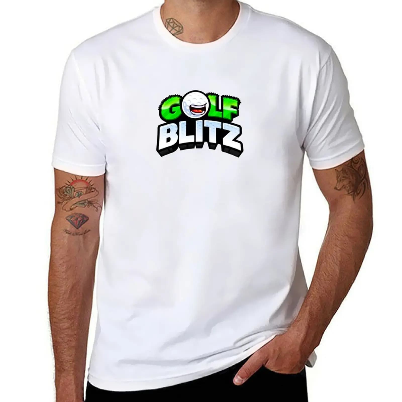 Maglietta Golf Blitz maglietta uomo maglietta di lusso uomo maglietta casual