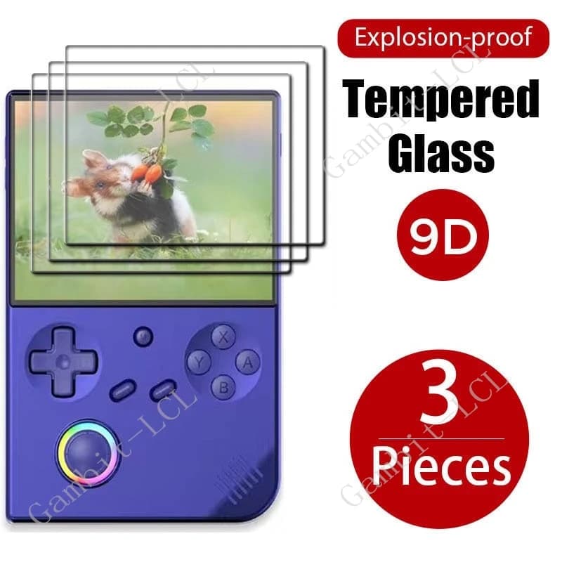 3PCS 9H HD Vetro Temperato Per ANBERNIC RG40XX V Console Coopreme RG40XXV RG40XXH H RG40 XXV Giochi Protezione Dello Schermo Della Pellicola Della Copertura