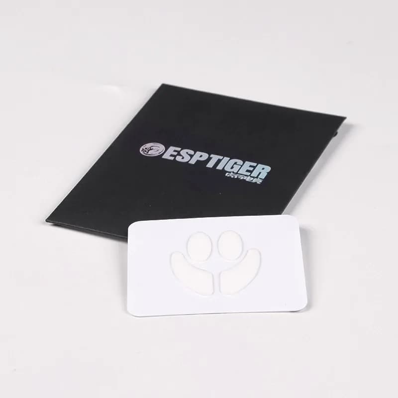 1 Confezione Originale Esptiger ICE V2 Mouse Pattini Per Vancer x Arbiter Akitsu Mouse Bianco Arc Esports PTFE Mouse Piedi Scivola