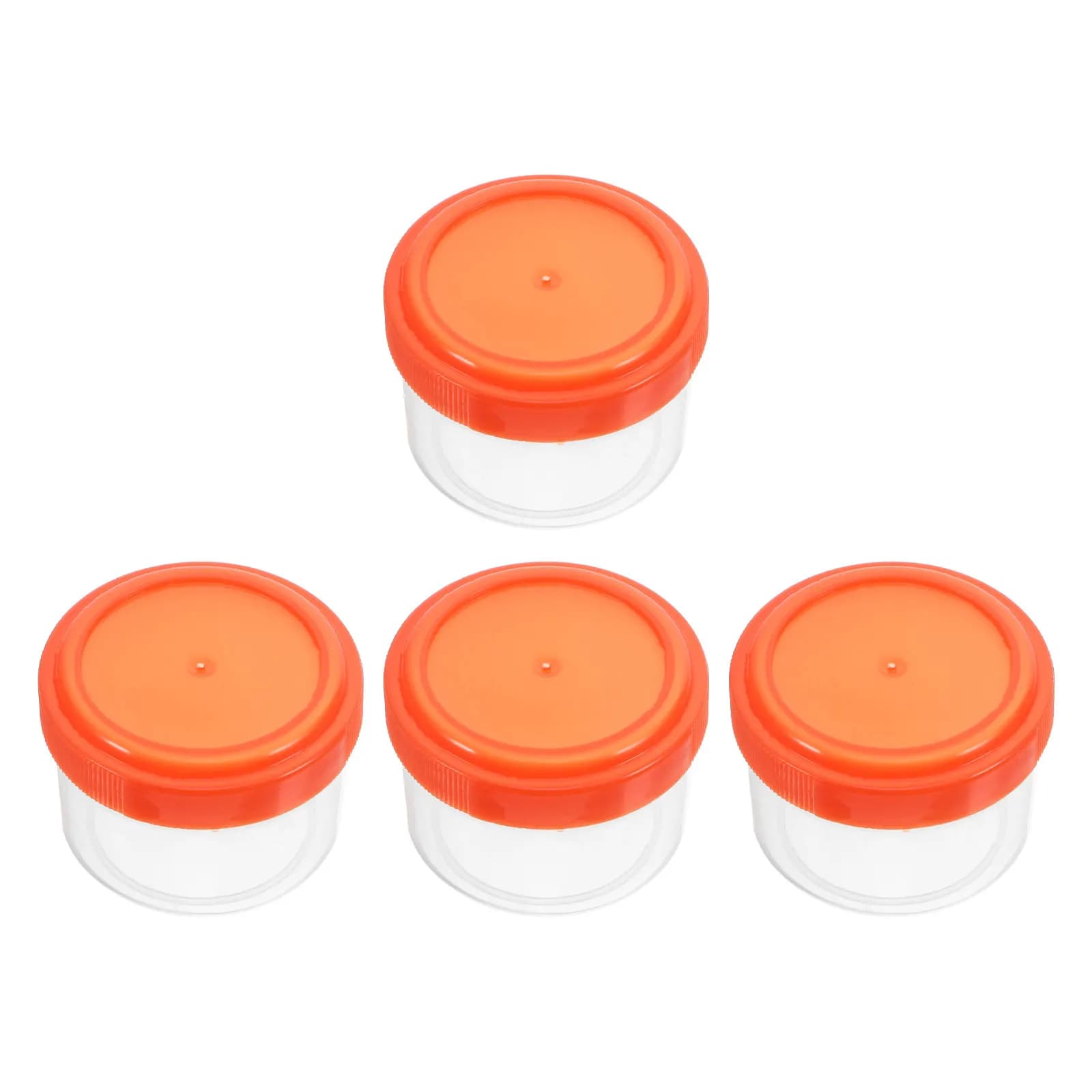 4Pcs Portable Mini Sauce Box Leakproof Small Condiment Container Salad Dressing Cup for Travel Meal Prep Use Sauce Dipping Bowl