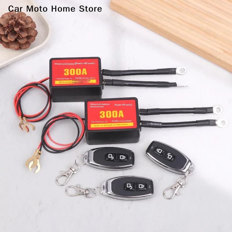Interruttore di disconnessione batteria remota intelligente per auto 12V 300A interruzione relè in rame puro per auto isolatrici/SUV con interruttore batteria wireless