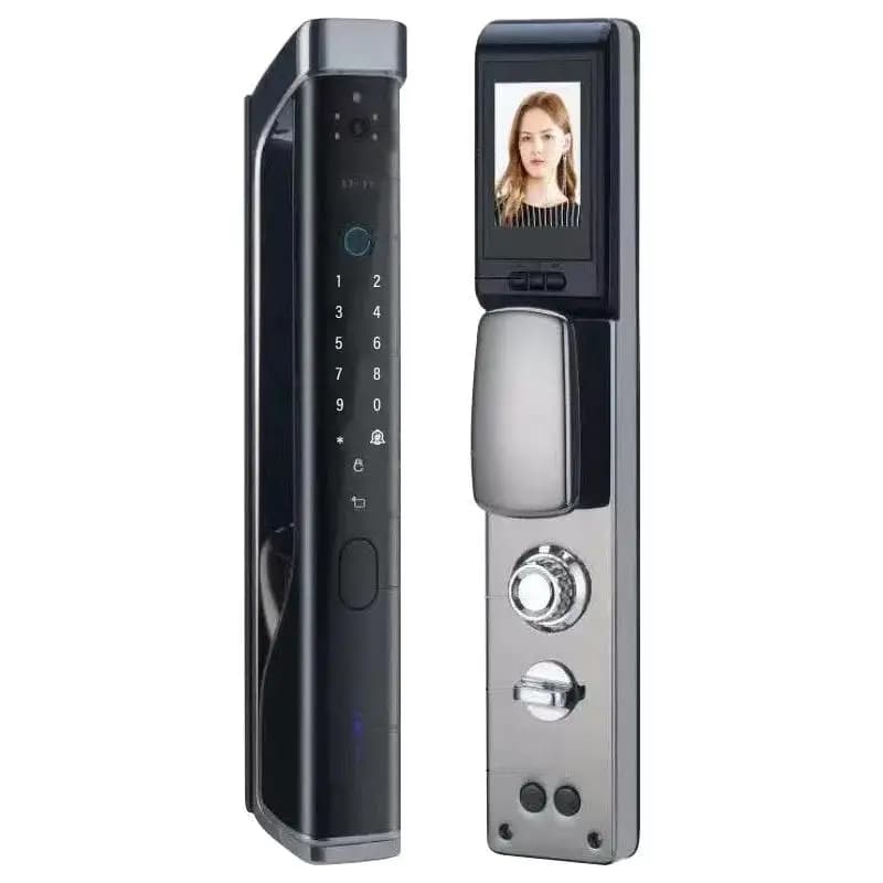 Serratura Intelligente per Porta con Impronta Digitale Biometrica, WiFi, APP, Password e Chiave Elettronica Automatica