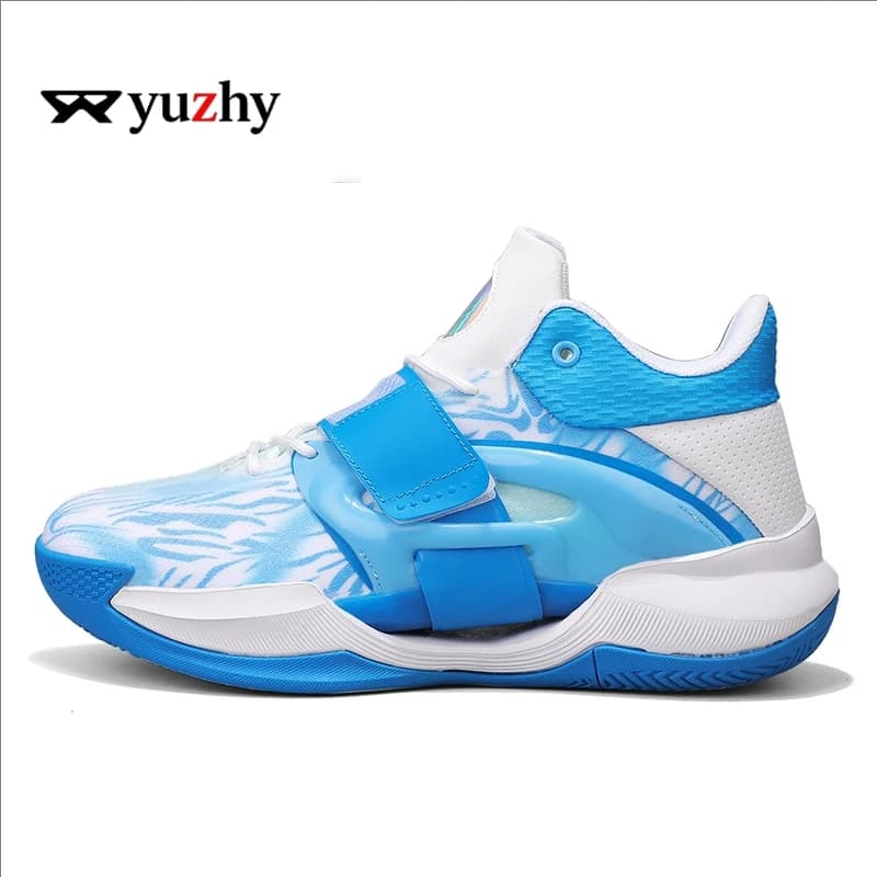 Scarpe da basket da uomo, traspiranti, ammortizzanti, antiscivolo, resistenti all'usura, scarpe da corsa, da allenamento in palestra, sneakers da basket atletiche per uomo