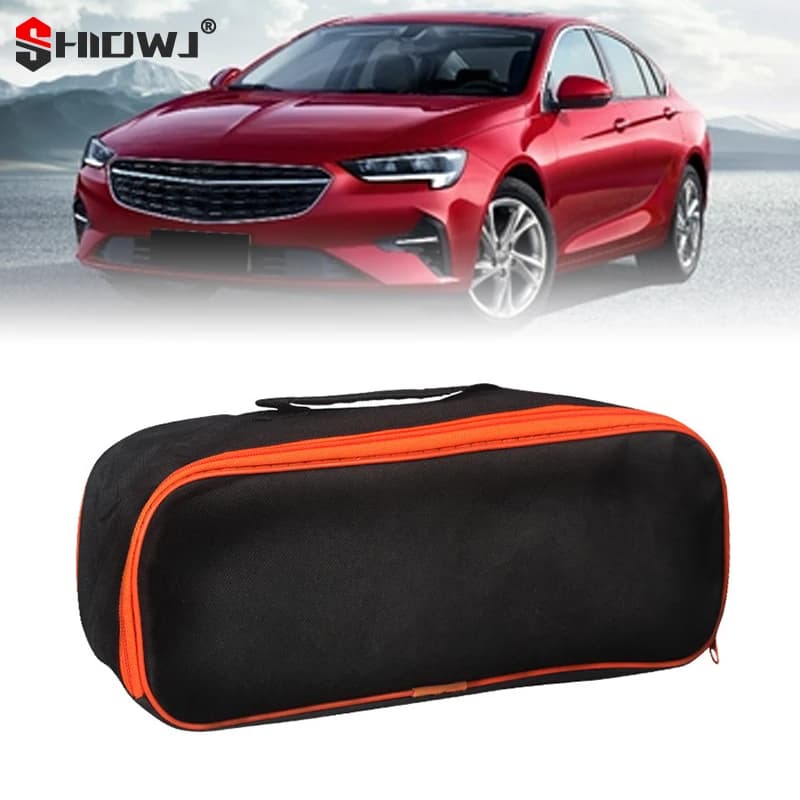 Borsa portaoggetti per aspirapolvere portatile per auto Borse portaoggetti per attrezzi per auto Borsa per pompa d'aria per auto Custodia per chiusura da usura per auto