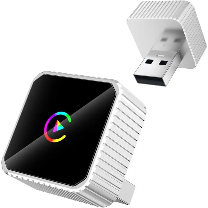 2026 2-in-1 Smart Dongle Wireless CarPlay & Android Auto Adapter, Plug & Play Dongle, for iPhone iOS 10+ & Android 11+