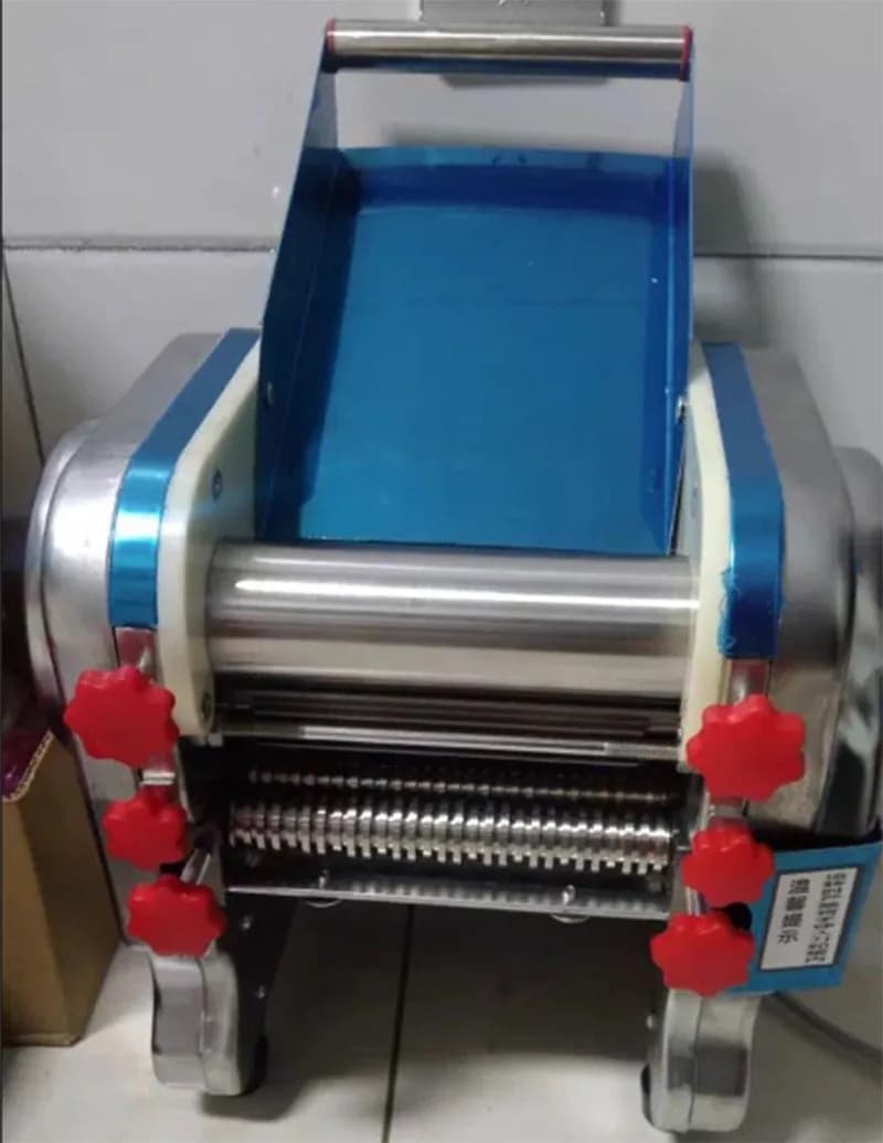 Sfogliatrice per pasta elettrica per pressa per pasta per uso domestico/commerciale in acciaio inossidabile