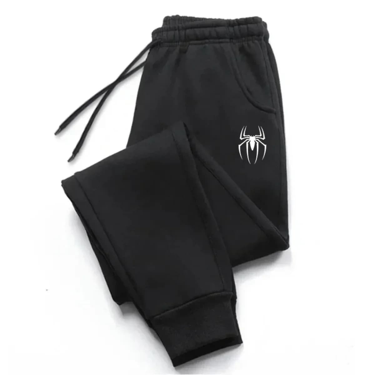Nuovi Pantaloni Sportivi da Uomo Quattro Stagioni, Pantaloni da Jogging Spider, Pantaloni Casual con Coulisse per Uomo, Autunno e Inverno