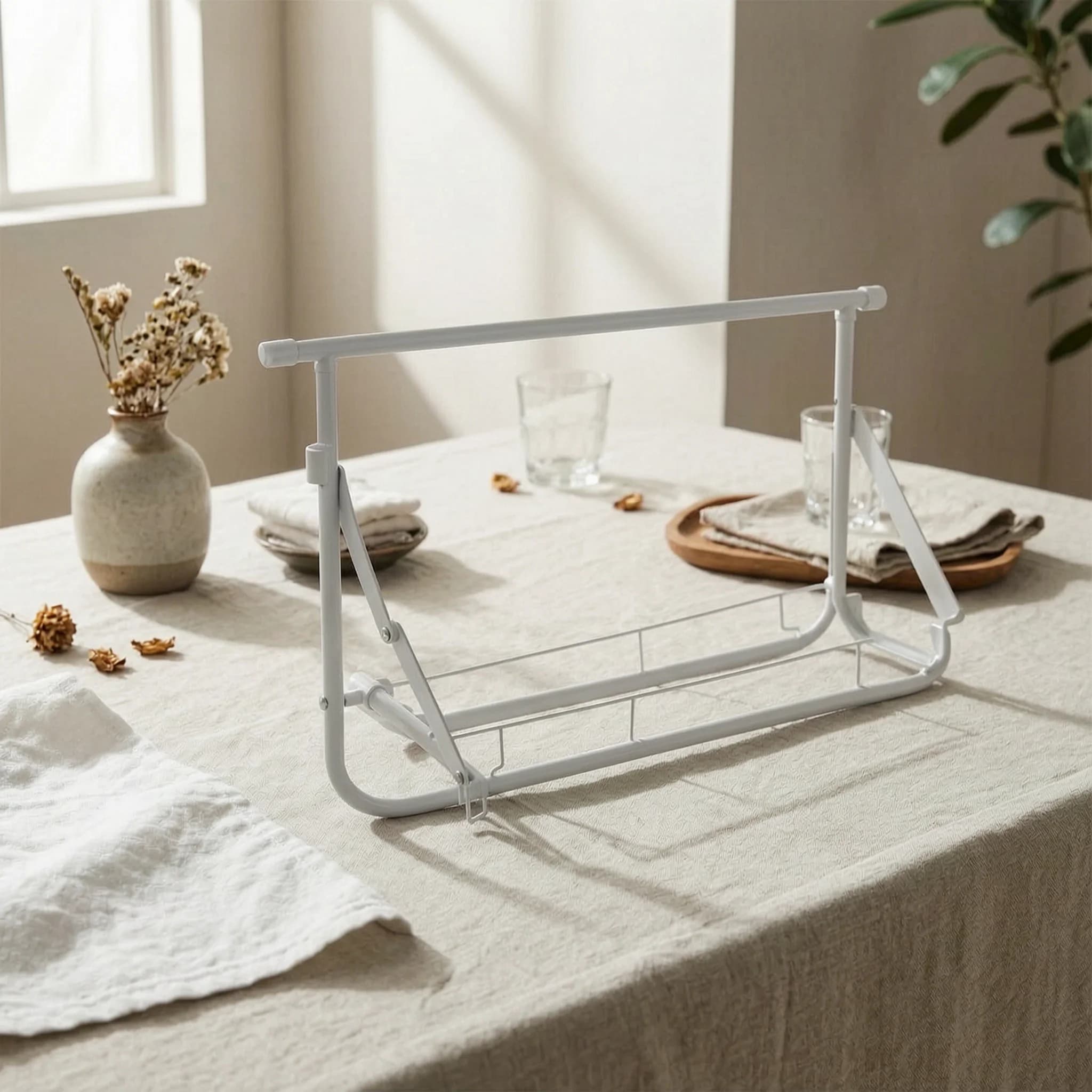 Organizzatore da appendere sopra la porta con ganci superiori, scaffale portaoggetti da appendere alla porta con barre parallele salvaspazio