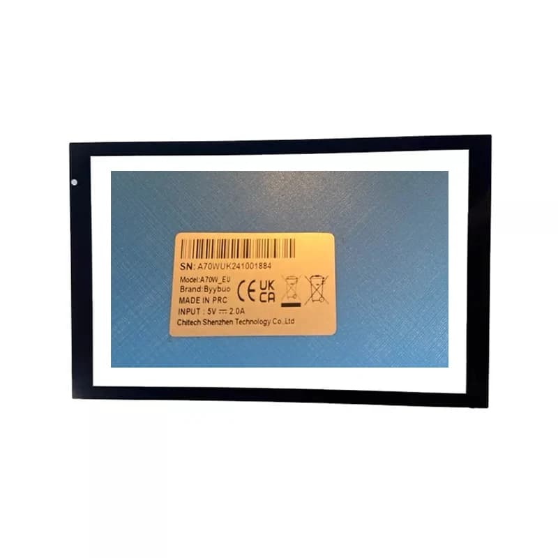 Nuovo 10.1 pollici per BYYBUO A70W_EU bambini Tablet PC Touch Screen capacitivo Digitizer Sensore Pannello di vetro esterno di ricambio