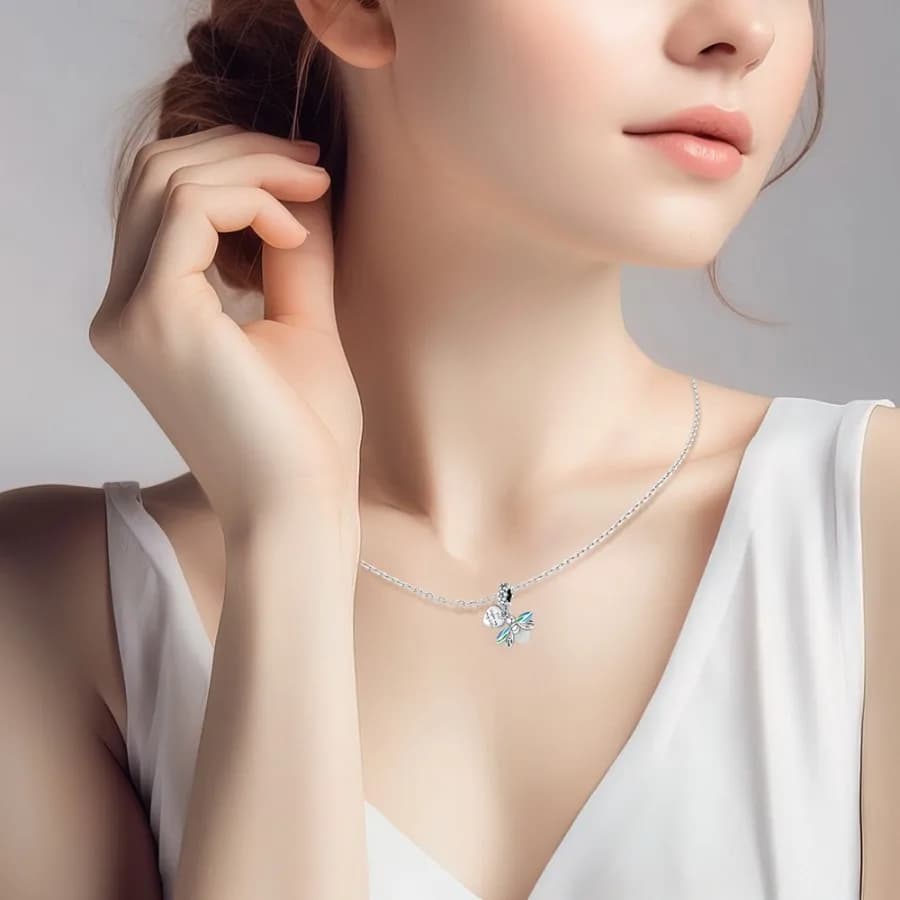 925 DIY Silver Pendant in Lucciola Shape, Suitable for Bracelets, Necklaces and Jewelry