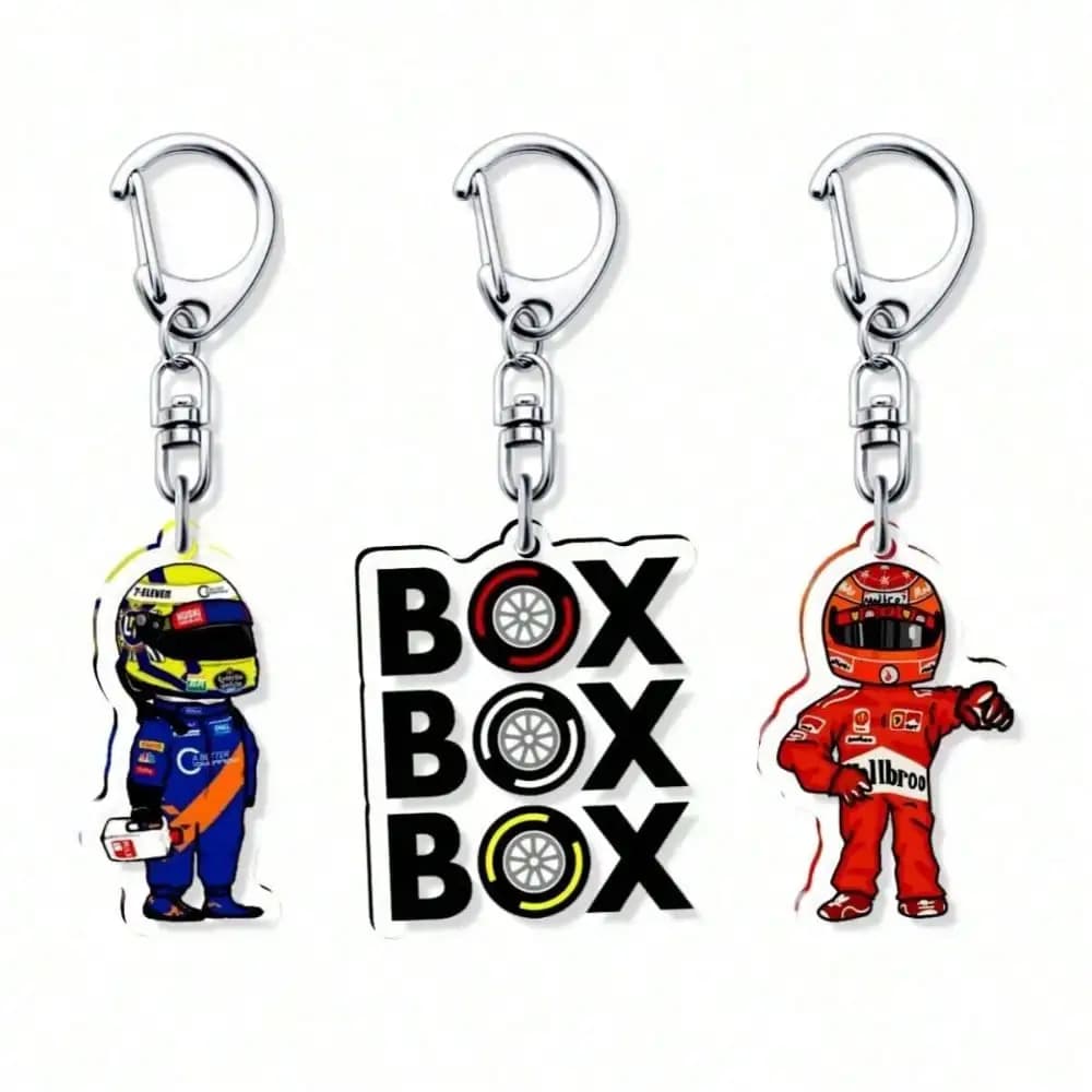 Portachiavi in Acrilico per Motociclisti, Accessorio per Borsa, Portachiavi per Casco da Bicicletta, Gioiello Regalo per Fan, Merchandise