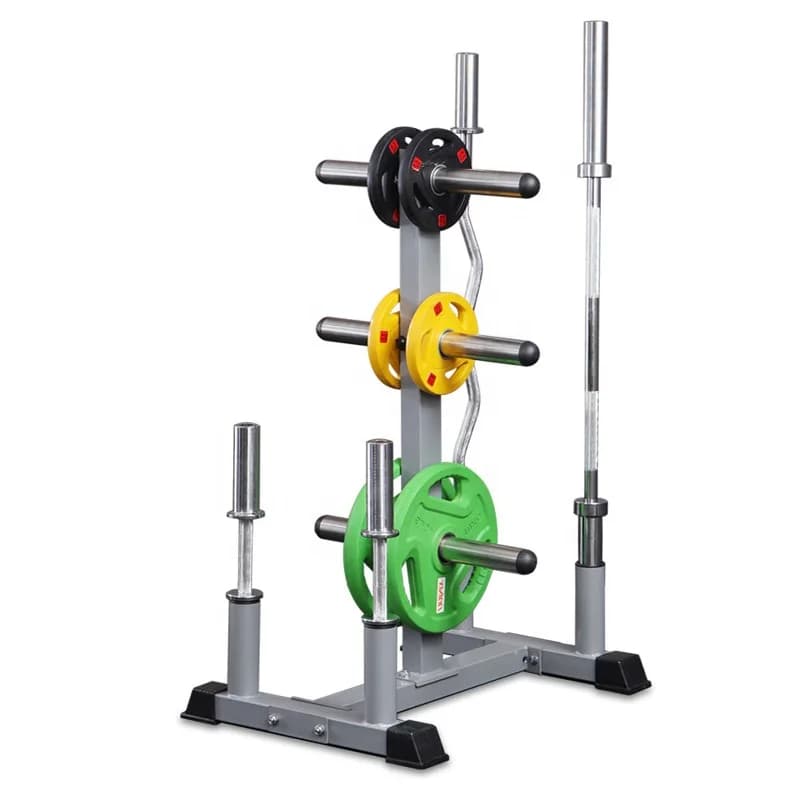 Fitness Weight Storage Organizer Equipment for Gym with Barbell Plate
