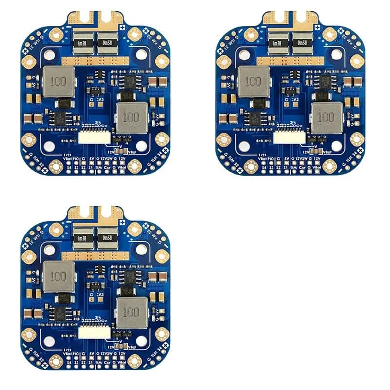 Scheda PHILE-3X XCLASS PDB FCHUB-12S V2 con Uscita 5V e 12V e Sensore di Corrente 3-12S Lipo per Droni RC FPV Quadricotteri Multicotteri