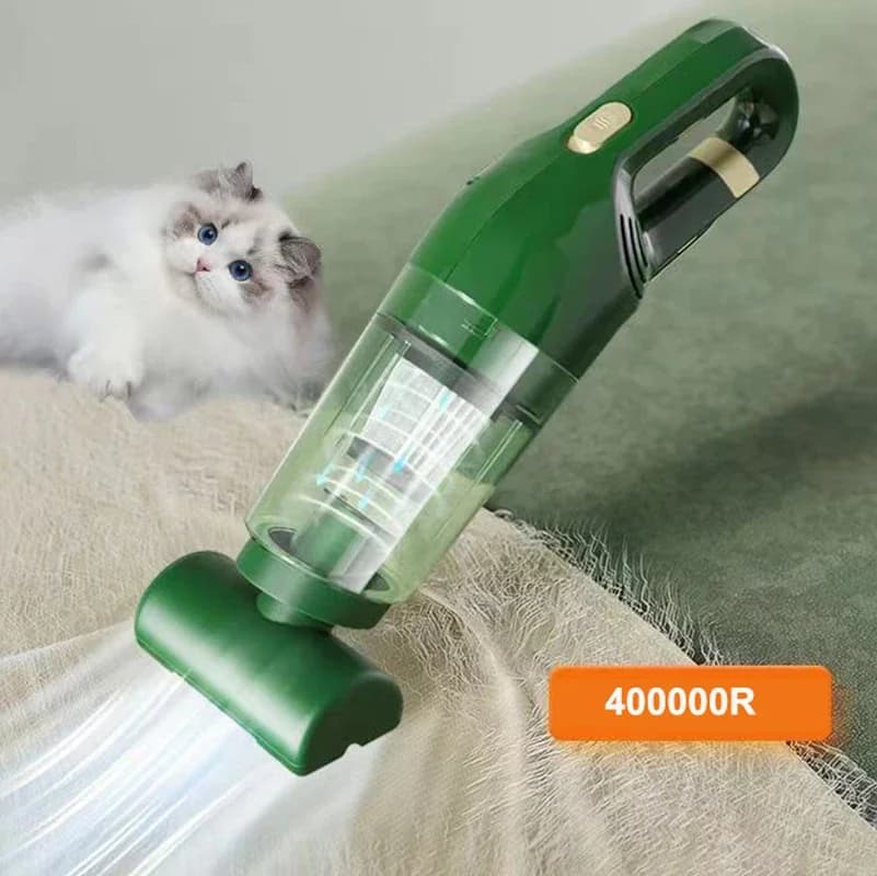 Super 400000 R Aspirapolvere domestico wireless portatile Rimozione peli di animali domestici Aspirapolvere domestico per auto Strumenti per la pulizia di cani e gatti