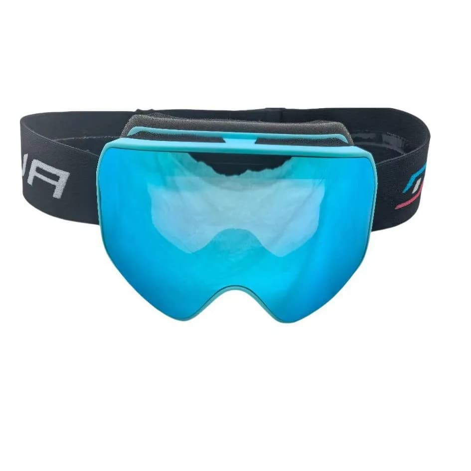 Men's Large Spherical Double-Layer Anti-Fog PC Lenses Magnetic Design Ski Goggles Exclusively Ski